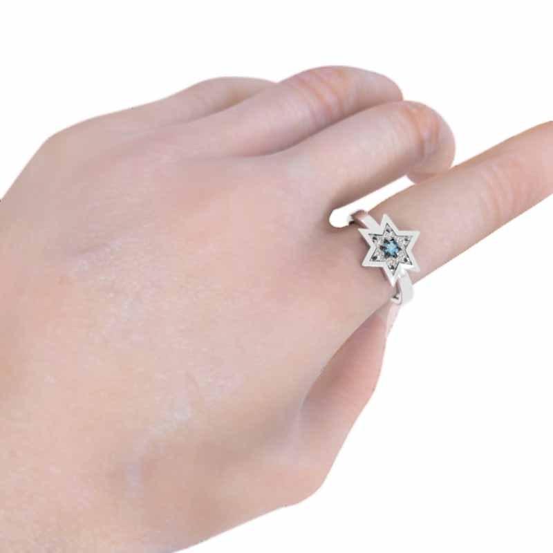 売れ筋アイテムラン skybellダビデの星 指輪 ダイヤモンド プラチナ900
