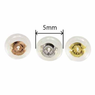 k18ホワイトゴールド ピアス シンプル 3mm サイコロピアス