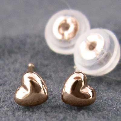 3mm ハート ハートピアス ピアス シンプルの画像