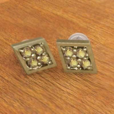 ジュエリーピアス 11月の誕生石 (黄水晶)シトリン k18イエローゴールドの画像