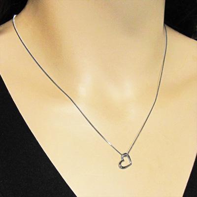 ハート プラチナ900 ペンダント シンプルの画像