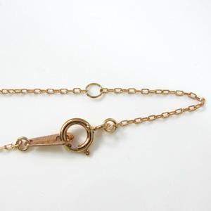 シンプル ネックレスジュエリー スター k10ピンクゴールドの画像