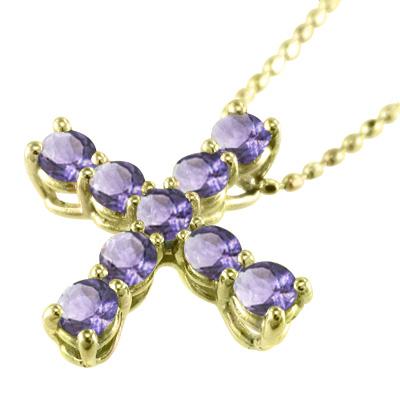 高い素材 18kイエローゴールド ペンダント ネックレス アメシスト 紫水晶 2月誕生石 クロス デザイン Pc 0031k18yg Ame M ジュエリー工房 Skybell 通販 Yahoo ショッピング 即納 最大半額 Childrennh Org