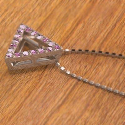 ピンクトルマリン 10月の誕生石 ペンダントネックレス 18金ピンクゴールドの画像