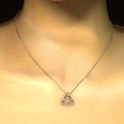 11月誕生石 ペンダント プラチナ900 シトリンの画像