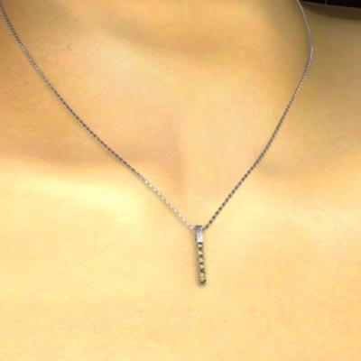 (黄水晶)シトリン 小サイズ 白金（プラチナ）900 ペンダントネックレス 11月の誕生石 プレートの画像