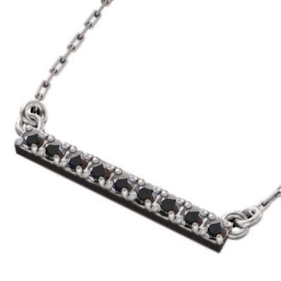 ブラックダイヤモンド(黒ダイヤ) 4月誕生石 ペンダント プレート 白金（プラチナ）900の画像