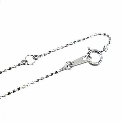 k10ホワイトゴールド ファイブストーン 10月誕生石 ペンダントトップとネックレス ピンクトルマリンの画像