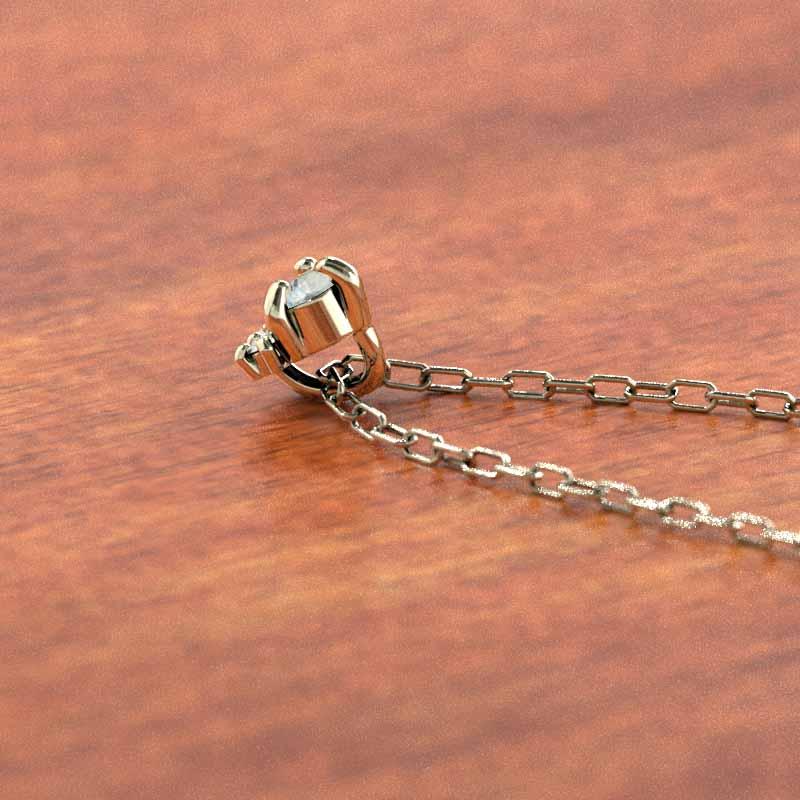 ぷち k10 3月の誕生石 アクアマリン ペンダントネックレスの画像
