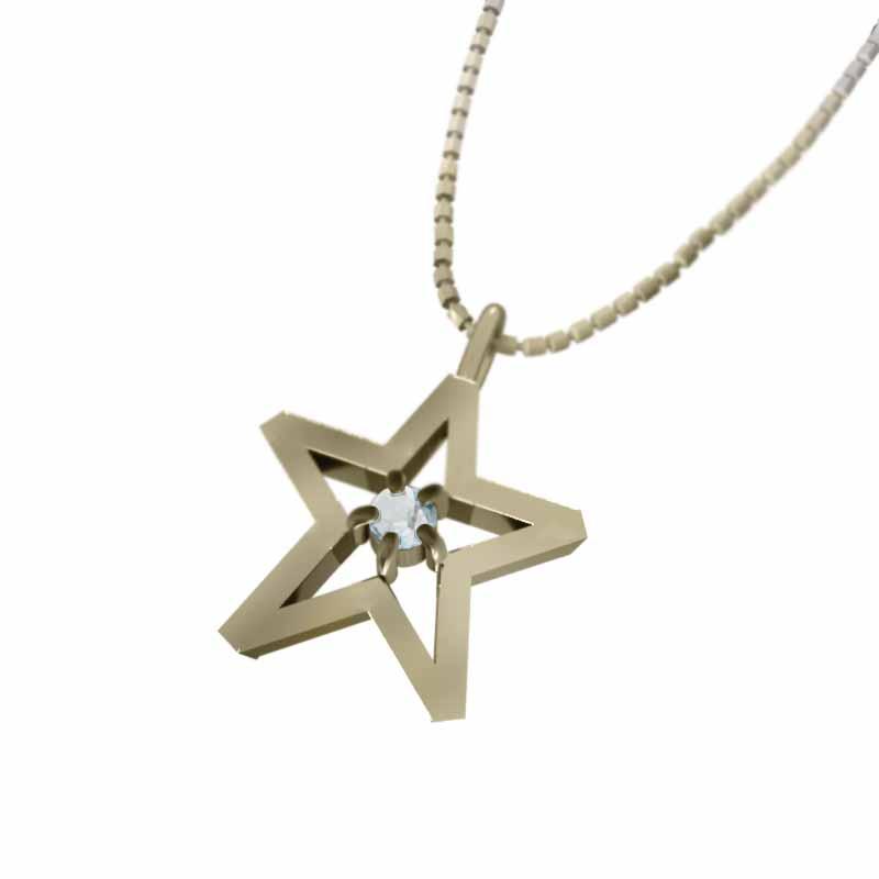 人気ブランド新作豊富 星の形 一粒 ジュエリー ネックレス アクアマリン K10 中サイズ メンズアクセサリー Www Ja Kitakyu Or Jp