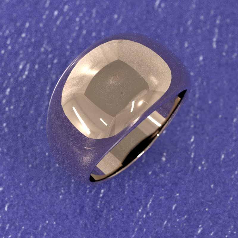 リング シンプル 甲丸リング k10ピンクゴールドの画像