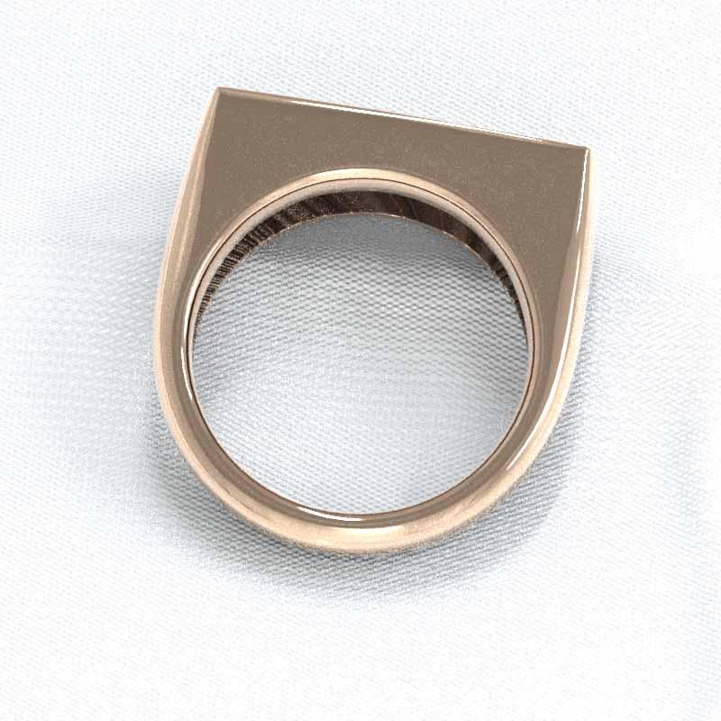 シンプル 指輪 k10ピンクゴールドの画像