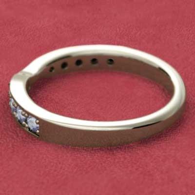 K10 タンザナイト 12月の誕生石 リングの画像