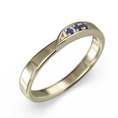 売れ筋がひ！ 指輪 9月誕生石 k10イエローゴールド サファイヤ 指輪