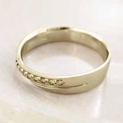 11月の誕生石 (黄水晶)シトリン リング イエローゴールドk10の画像