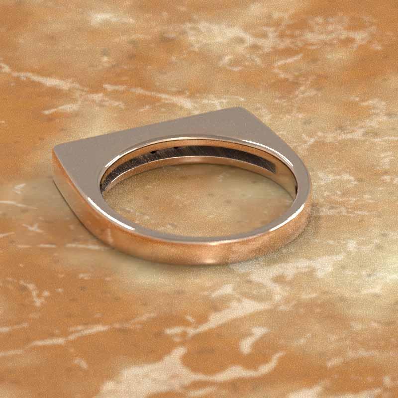 指輪 3月の誕生石 k10ピンクゴールド アクアマリンの画像