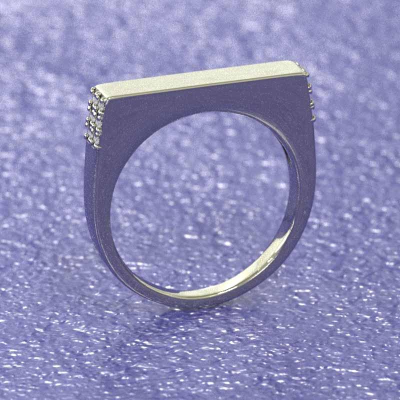 約0.11カラット 4月誕生石 k10イエローゴールド 天然ダイヤモンド 指輪の画像
