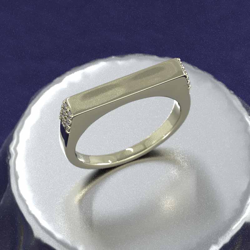 約0.11カラット 4月誕生石 k10イエローゴールド 天然ダイヤモンド 指輪の画像