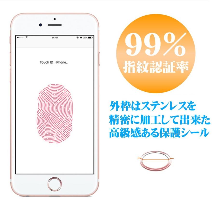 3枚セット Iphoneホームボタンシール Touchid 指紋認証可能 アイフォンボタン シルバー 保護シール 取付簡単 1 4 Skybird 通販 Yahoo ショッピング