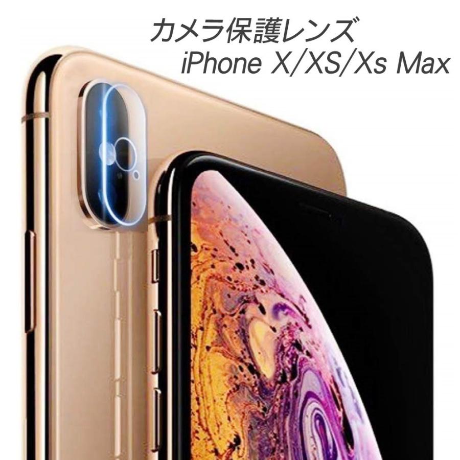 iPhone X/Xs/Xs MAXカメラ保護ガラスフィルム 1枚入り レンズ液晶保護フィルム ラウンドカッティング 硬度9H ラウンドエッジ加工 高透過率｜skybird