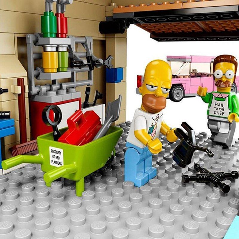 レゴ互換　ブロック　ザ シンプソンズ ハウス　おもちゃ 