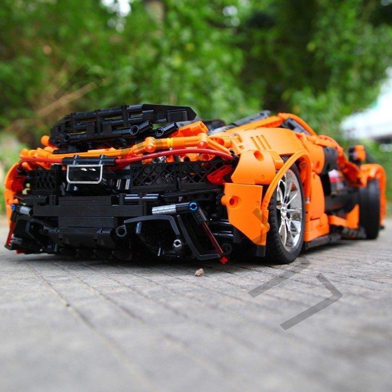 レゴ 互換品 マクラーレン P1 オレンジ テクニック ブロック クリスマス プレゼント ブロック