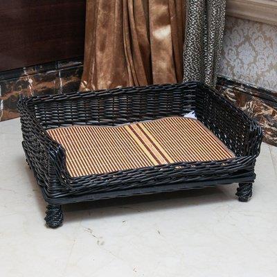 限定品 ペットベッド 耐噛み 藤ベッド マット 和式 ひんやり 犬用 犬マット 夏 クッション ペットソファ ござ 四季 寝床 猫用 手作り 編み物 大型犬 中型犬 【K1733890338】(10500円)