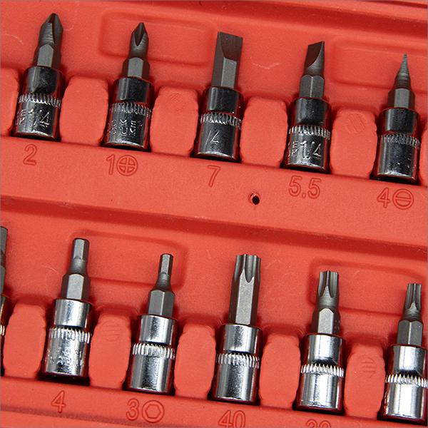 フルラチェットセット！ ラチェット 工具セット 46pcs ラチェットハンドル ビットソケット