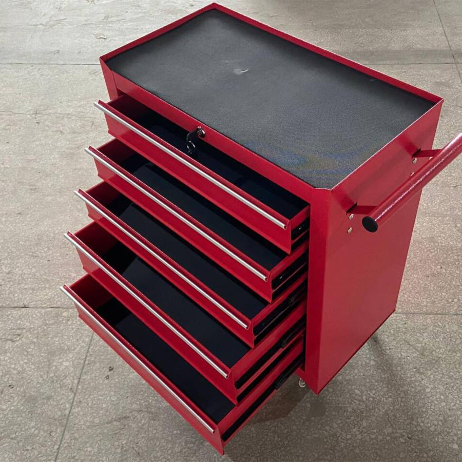ツールボックス ローラーキャビネット 工具箱 5段 鍵付き 引き出し