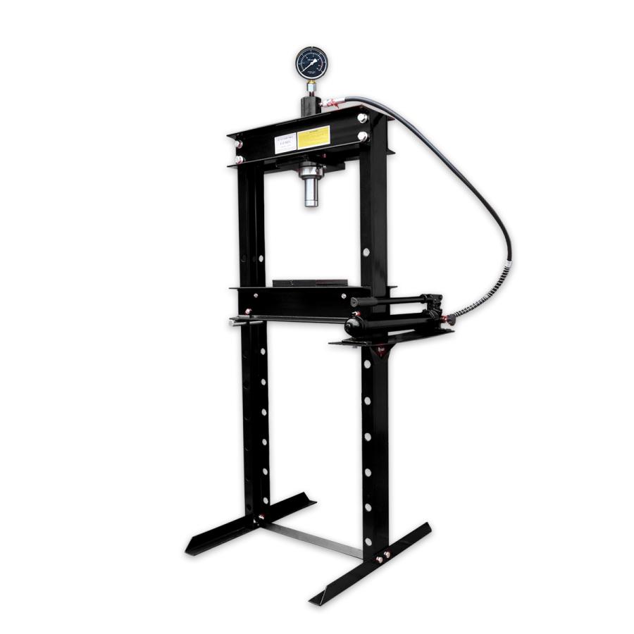 メーター付き】20トン 油圧プレス 手動兼用門型プレス機 メーター付き】20トン 油圧プレス 手動兼用門型プレス機