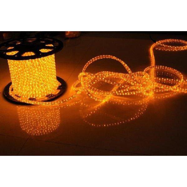 常時点灯電源ケーブル付き LEDロープライト(チューブライト) 50m 1250