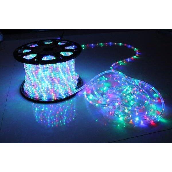 常時点灯電源ケーブル付き LEDロープライト(チューブライト) 50m 1250
