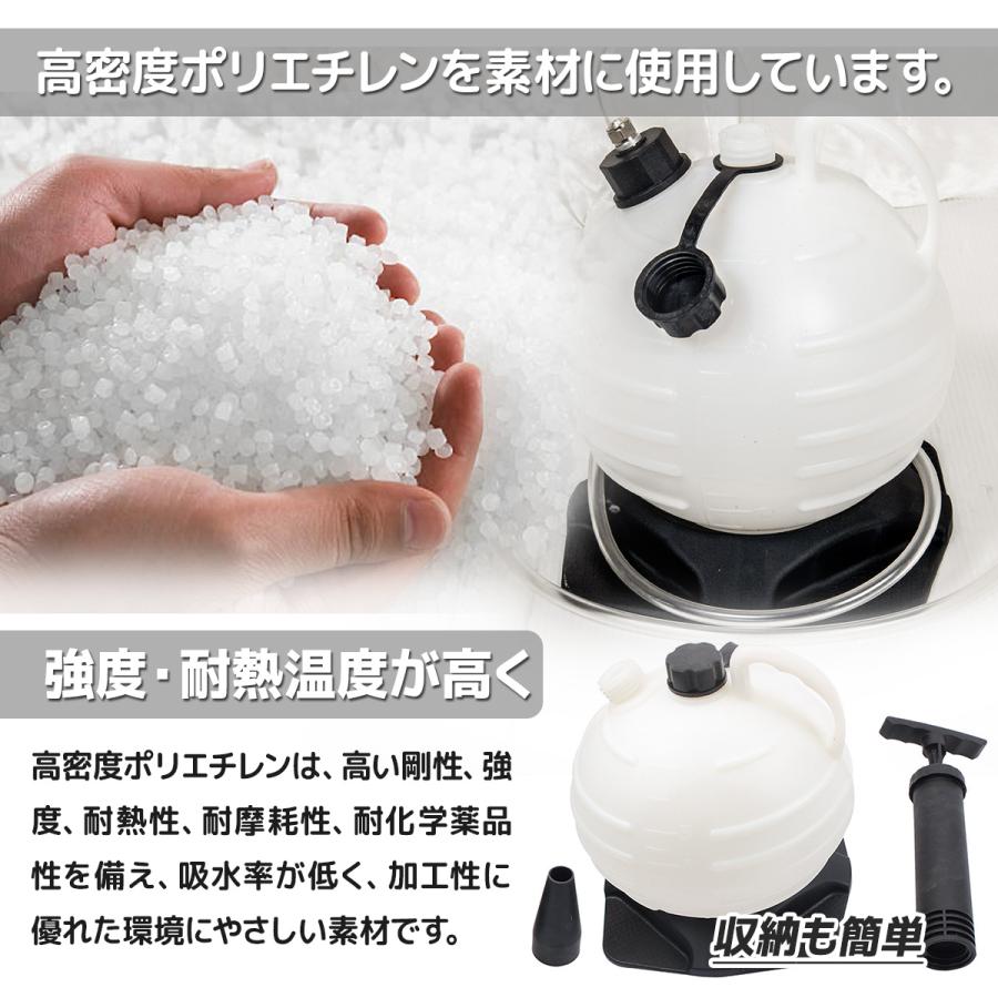 セール 6L オイルチェンジャー 電気不要！手動式 上抜き 吸い上げ