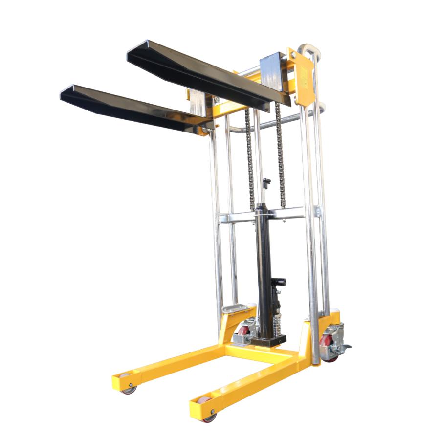 1台2WAY ハンドフォークリフト 最大積載400kg テーブルリフト 低床 