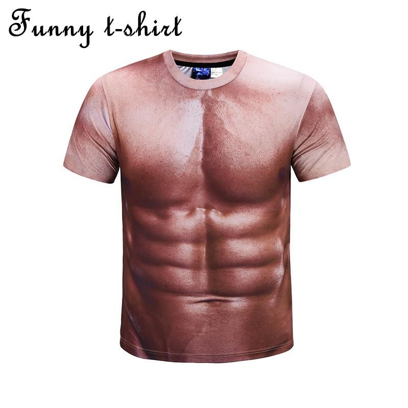 筋肉ｔシャツ おもしろ メンズｔシャツ マッチョ 半袖 ｔシャツ 3d高品質プリント 大きいサイズ 3xlまで Nini 2 Ninicosおもしろアイデア雑貨店 通販 Yahoo ショッピング