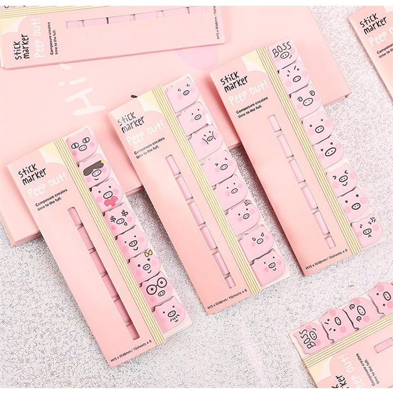 3点セット おもしろグッズ 文房具 ピンク豚 付箋 強粘着 グラデーション メモ ポストイット ふせん ラベルシール Nini 10 Ninicosおもしろアイデア雑貨店 通販 Yahoo ショッピング