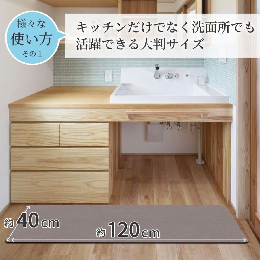 キッチンマット 珪藻土 マット 洗える 柔らか 割れない 4色ソフト