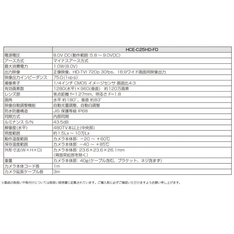 ALPINE（アルパイン） HCE-C25HD-FD ALPINE HDRマルチビューフロント