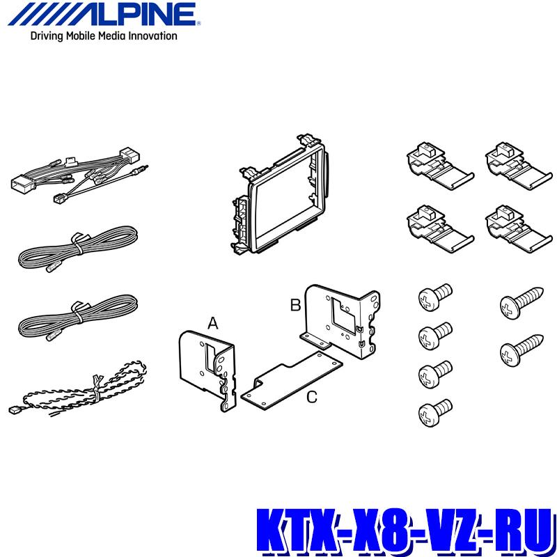 ビッグX KTX-X8-VZ-RU アルパイン RU系ヴェゼル専用 8型BIGX(X8NX2