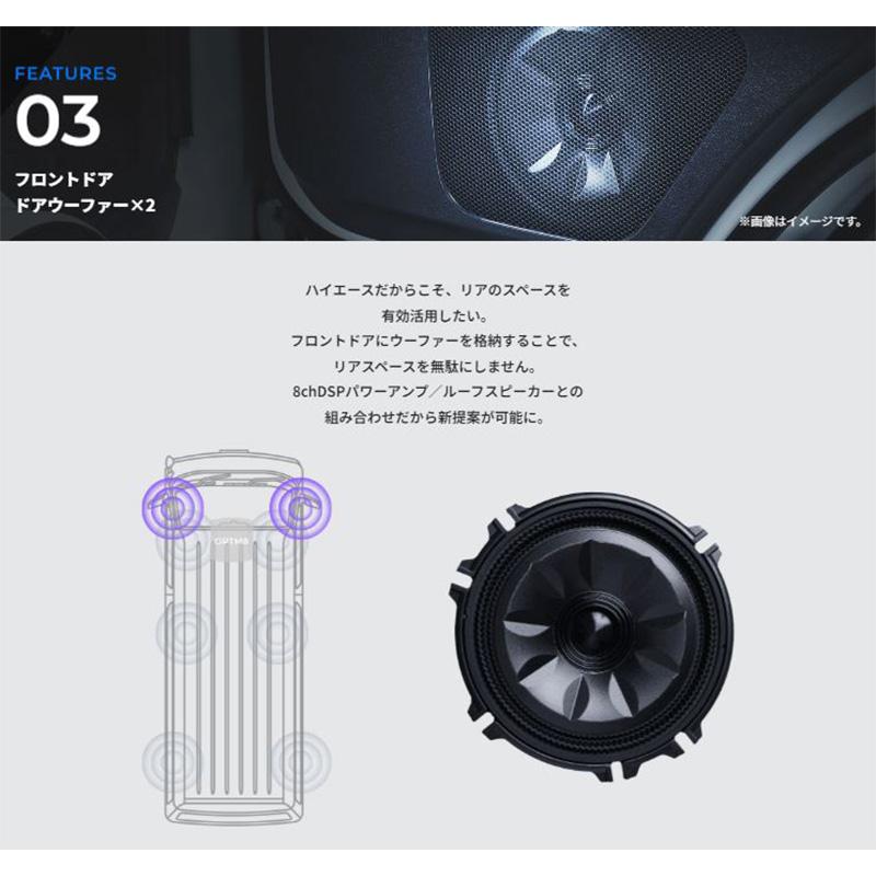 ALPINE（アルパイン） OPTM8-HI ALPINE ハイエース専用OPTMサウンド
