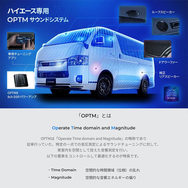ALPINE（アルパイン） OPTM8-HIW ALPINE トヨタ 200系ハイエース