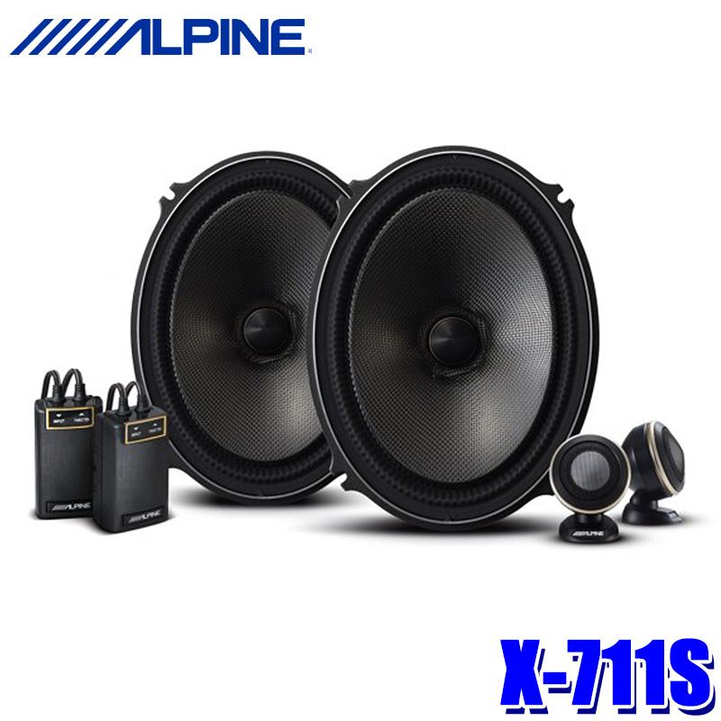 ALPINE X-711S アルパイン 車載用7×10インチ(18×25cm)セパレート