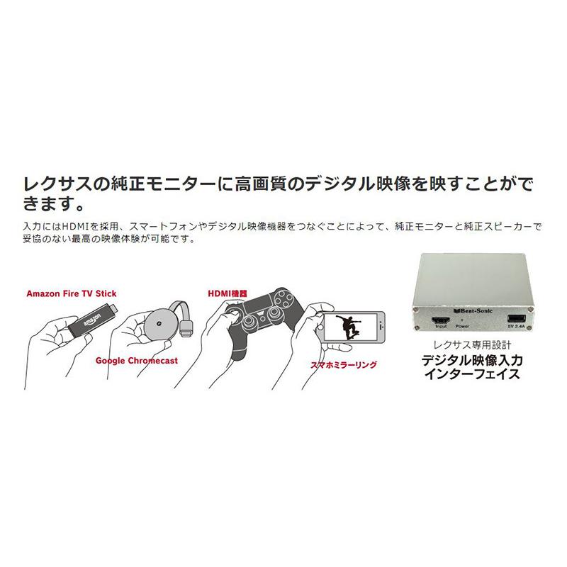 ビートソニック　デジタルインプットインターフェース１０系レクサスNX ビートソニック デジタルインプットインターフェース10系