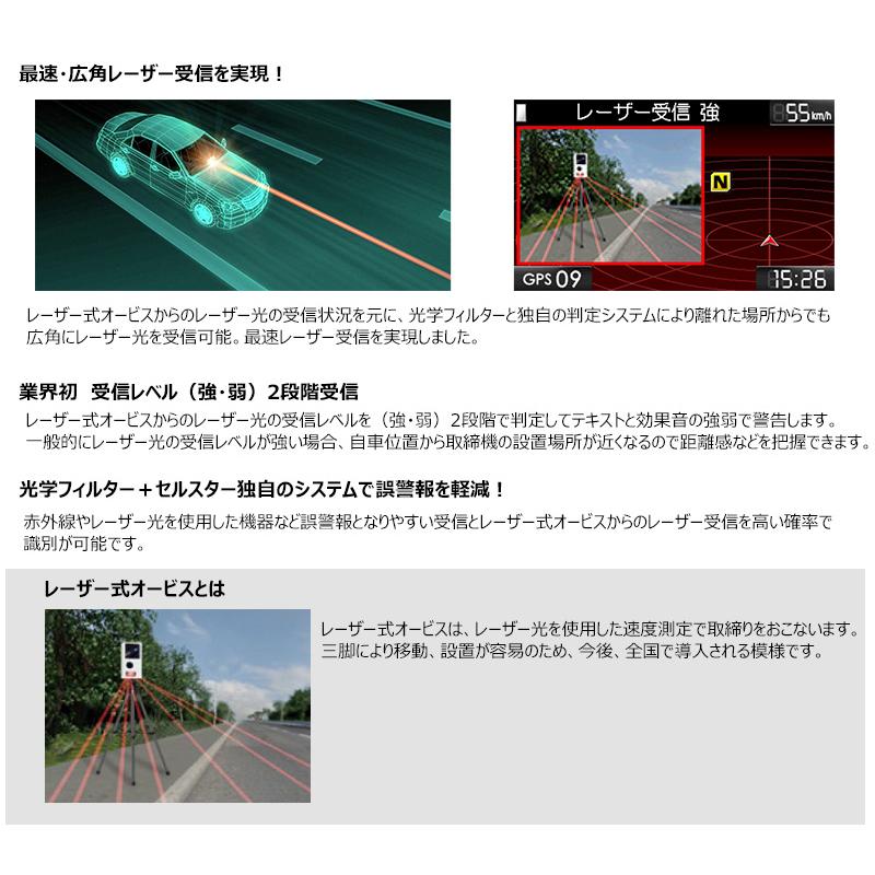 ASSURA AR37LC cellstar セルスター アシュラ セーフティレーダー ワン