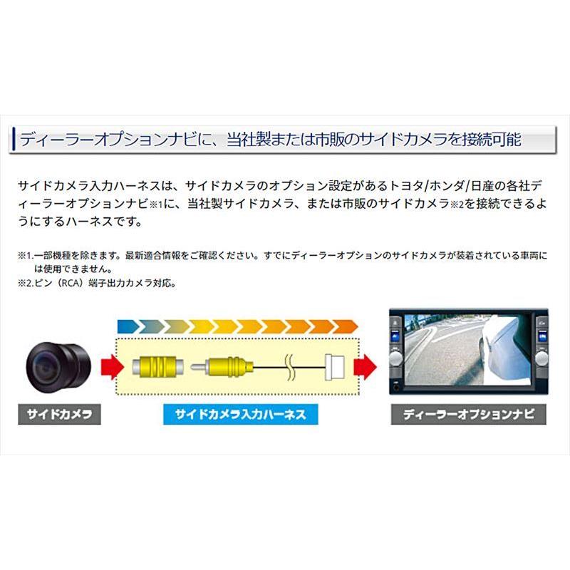 SCH019T データシステム サイドカメラ入力ハーネス RCA→純正コネクタ変換｜skydragon｜02