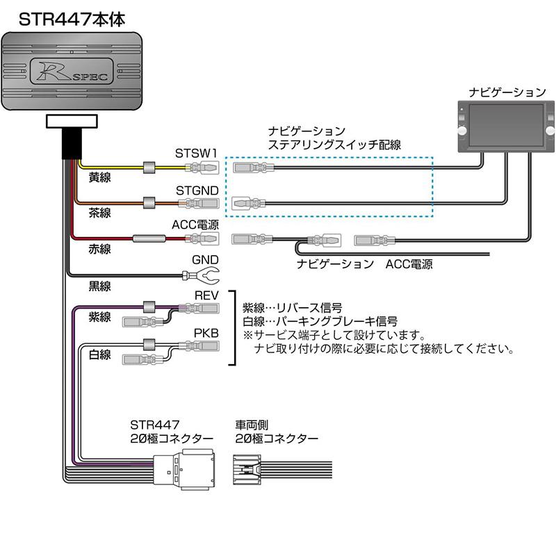 STR447 データシステム Datasystem ステアリングリモコンアダプター ホンダ N-BOX(JF5/6)/ステップワゴン(RP6/7/8)用｜skydragon｜04