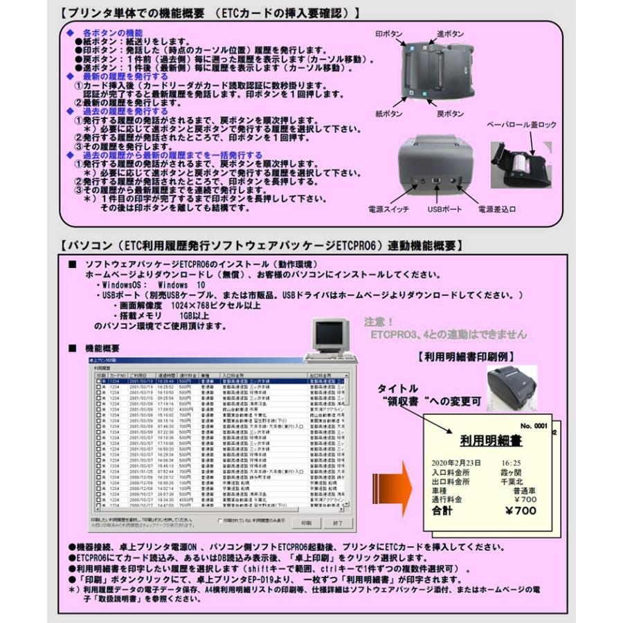 デンソー EP-D19 DENSO ETC卓上プリンター ETC利用履歴発行 デンソー EP-D19 DENSO ETC卓上プリンター ETC利用履歴発行