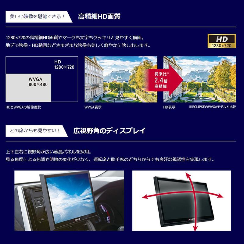 ECLIPSE DAV-DS01F DENSO TEN デンソーテン イクリプス 10.1型 ECLIPSE DAV-DS01F DENSO TEN デンソーテン イクリプス 10.1型