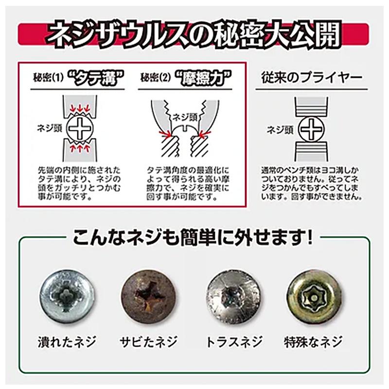 エンジニア 【メール便対応可】PZ-65 ネジザウルスVP-2 バイス