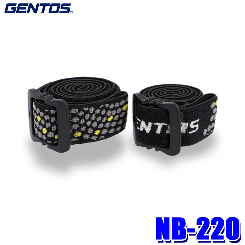 NB-220 GENTOS ジェントス ヘッドバンドS ヘッドライト用 バンド幅20mm｜skydragon